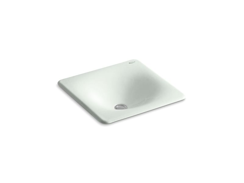 KOHLER K-2827-FF Iron/Tones 16-3/8" x 15-5/8" x 5-3/4" Drop-in/undermount bathroom sink