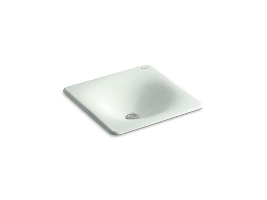 KOHLER K-2827-FF Iron/Tones 16-3/8" x 15-5/8" x 5-3/4" Drop-in/undermount bathroom sink