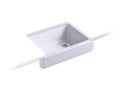 KOHLER K-6486-GRL Whitehaven 29-1/2" x 21-9/16" x 9-5/8" Undermount single-bowl farmhouse kitchen sink