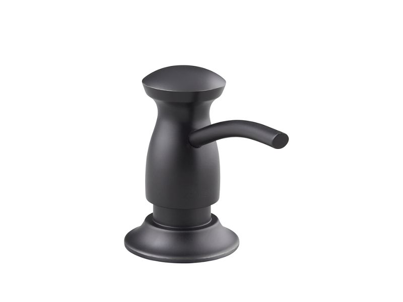 KOHLER K-1893-BL Transitional Design Soap/Lotion Dispenser In Matte Black