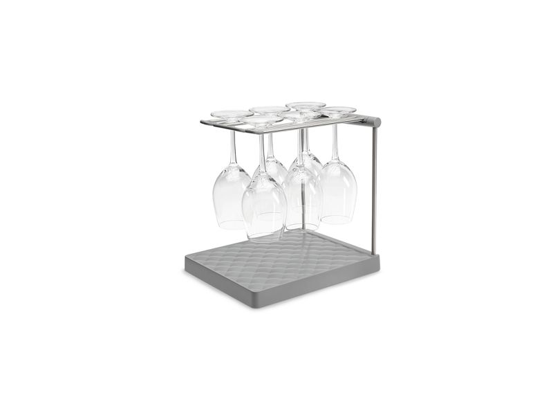 KOHLER K-8628-CHR Charcoal Wine glass drying rack