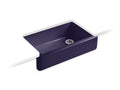 KOHLER K-6489-DGB Whitehaven 35-3/4" Undermount Single-Bowl Farmhouse Kitchen Sink In Indigo Blue