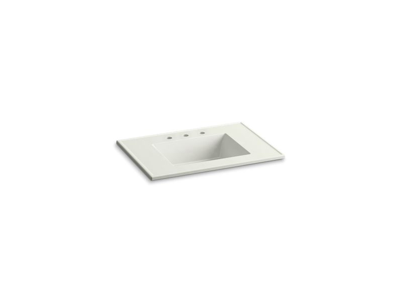 KOHLER Ceramic/Impressions K-2779-8-G82 Dune Impressions 31" Vitreous china vanity top with integrated rectangular sink