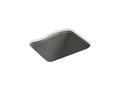 KOHLER K-6657-4U-58 River Falls 25" x 22' x 14-15/16" undermount utility sink with 4 faucet holes