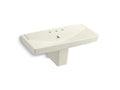 KOHLER K-5148-8-96 RÃªve 39" semi-pedestal bathroom sink with 8" widespread faucet holes