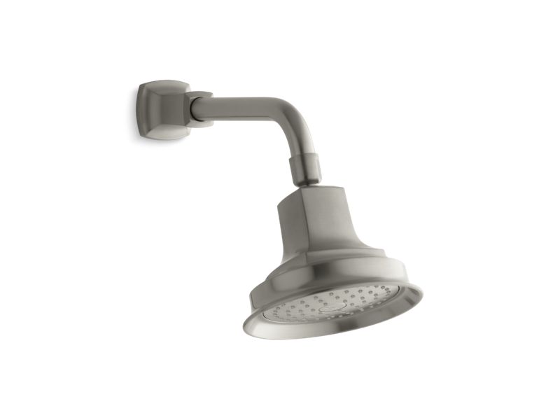 KOHLER K-16244-AK-BN Vibrant Brushed Nickel Margaux 2.5 gpm single-function showerhead with Katalyst air-induction technology