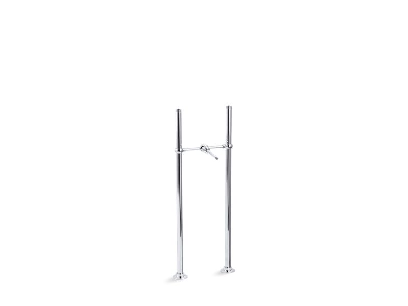 KOHLER Antique K-127-CP Polished Chrome Riser tubes and cross connection, 26" long