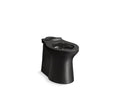 KOHLER K-20485-7 Irvine Elongated toilet bowl with skirted trapway In Black Black