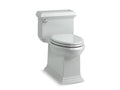 KOHLER K-6424-95 Memoirs Classic One-Piece Compact Elongated Toilet With Skirted Trapway, 1.28 Gpf In Ice Grey