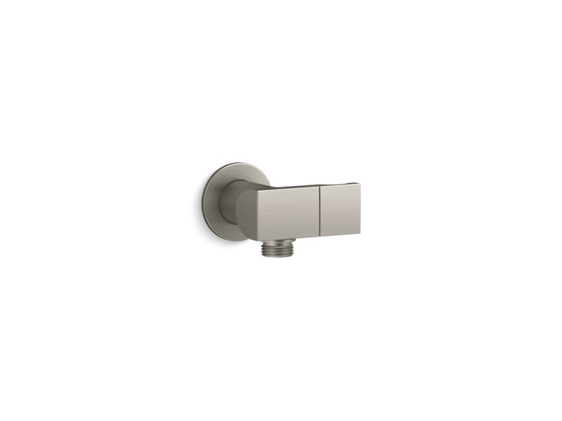 KOHLER K-98354-BN Vibrant Brushed Nickel Exhale Wall-mount handshower holder with supply elbow and check valve