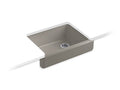 KOHLER K-6486-K4 Whitehaven 29-1/2" x 21-9/16" x 9-5/8" Undermount single-bowl farmhouse kitchen sink