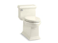 KOHLER K-6424-96 Memoirs Classic One-Piece Compact Elongated Toilet With Skirted Trapway, 1.28 Gpf In Biscuit