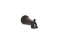 KOHLER K-10589-2BZ Bancroft Wall-Mount Bath Spout With Diverter, Slip-Fit Connection In Oil-Rubbed Bronze