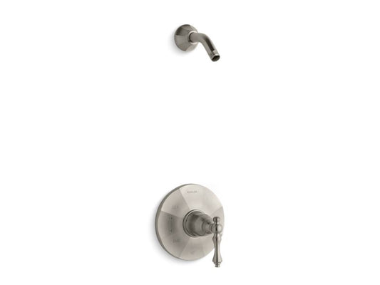 KOHLER K-TLS13493-4-BN Kelston Rite-Temp(R) shower valve trim with lever handle, less showerhead