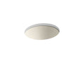KOHLER K-2205-G-47 Caxton Oval 17" x 14" Undermount bathroom sink with center drain, glazed underside