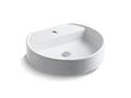 KOHLER K-2331-1-0 Chord Wading Pool Vessel bathroom sink with single faucet hole