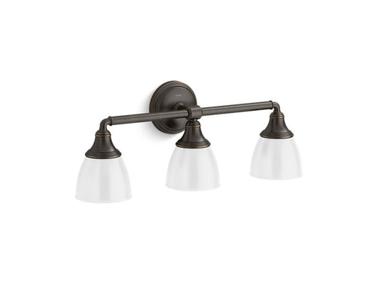 KOHLER K-10572-BZL Oil-Rubbed Bronze Devonshire Three-light sconce