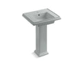 KOHLER K-2844-1-95 Tresham 24" pedestal bathroom sink with single faucet hole