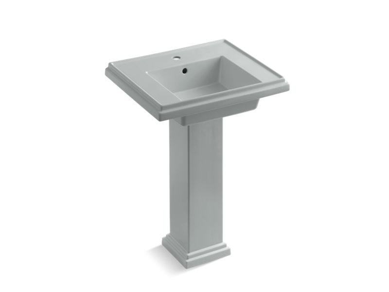 KOHLER K-2844-1-95 Tresham 24" pedestal bathroom sink with single faucet hole
