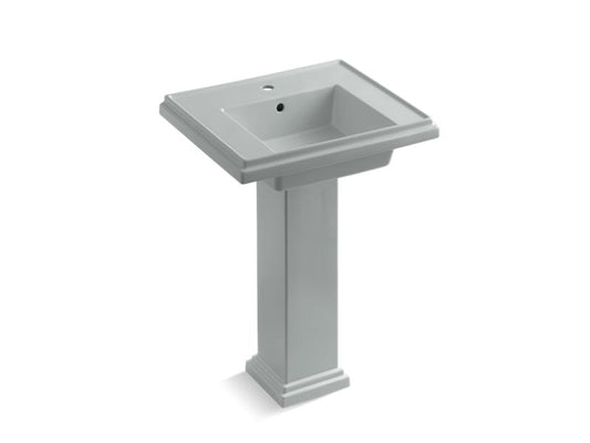 KOHLER K-2844-1-95 Tresham 24" pedestal bathroom sink with single faucet hole