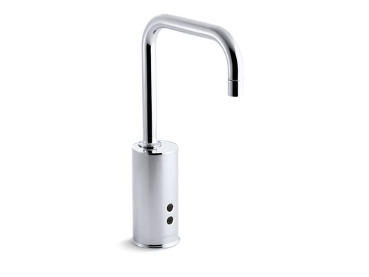 KOHLER K-7518-CP Polished Chrome Gooseneck Touchless faucet with Insight technology, Hybrid-powered