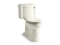 KOHLER K-3837-RA-96 Devonshire Two-Piece Elongated Toilet, 1.28 Gpf In Biscuit