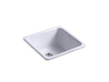 KOHLER K-6587-GRL Iron/Tones 20-7/8" x 20-7/8" x 10" Top-mount/undermount single-bowl kitchen sink