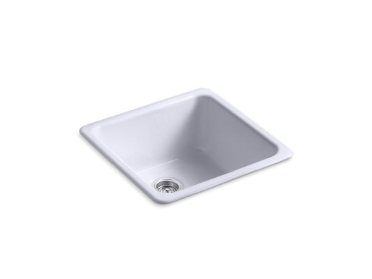 KOHLER K-6587-GRL Iron/Tones 20-7/8" x 20-7/8" x 10" Top-mount/undermount single-bowl kitchen sink