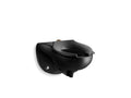 KOHLER Kingston K-4325-7 Black Black Wall-mount top spud flushometer bowl