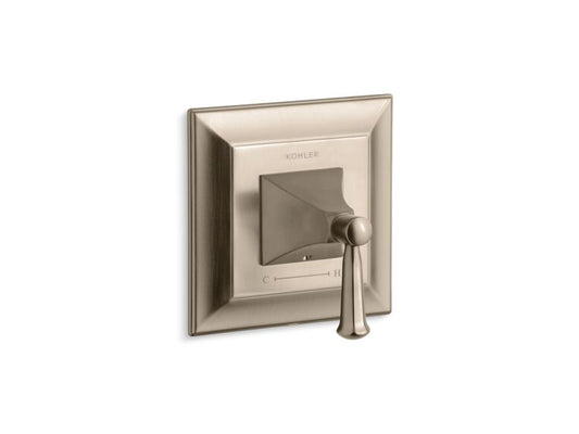 KOHLER K-T10421-4S-BV Memoirs Stately Valve trim with lever handle for thermostatic valve, requires valve