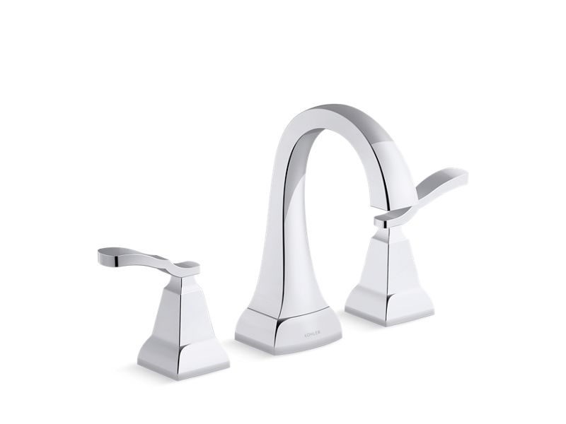 KOHLER K-R30998-4D-CP Polished Chrome Ridgeport Widespread bathroom sink faucet