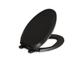 KOHLER K-4713-RL-7 French Curve Readylatch Quiet-Close Elongated Toilet Seat In Black Black