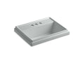 KOHLER K-2991-4-95 Tresham Rectangle Drop-in bathroom sink with 4" centerset faucet holes