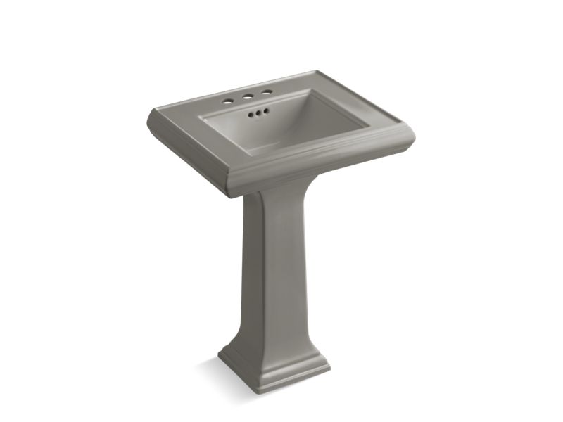 KOHLER K-2238-4-K4 Memoirs Classic Classic 24" pedestal bathroom sink with 4" centerset faucet holes