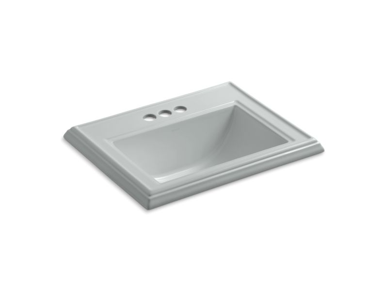KOHLER K-2241-4-95 Memoirs Classic Classic drop-in bathroom sink with 4" centerset faucet holes
