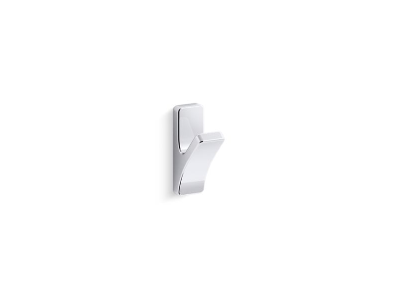 KOHLER K-R26125-CP Uniform Robe hook In Polished Chrome