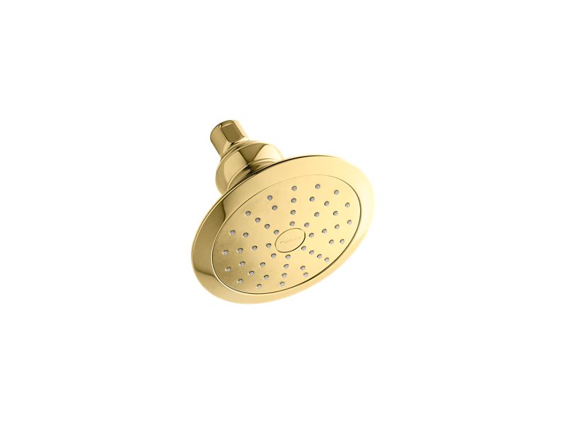 KOHLER K-45411-PB Revival 2.0 gpm single-function showerhead with Katalyst air-induction technology