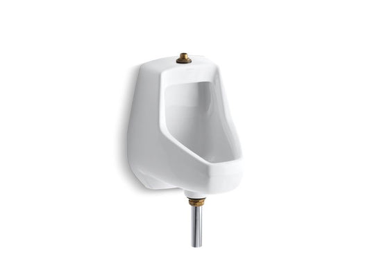 KOHLER K-5024-T-0 Darfield Washdown wall-mount 1/2 gpf urinal with top spud and bottom outlet for exposed P-trap