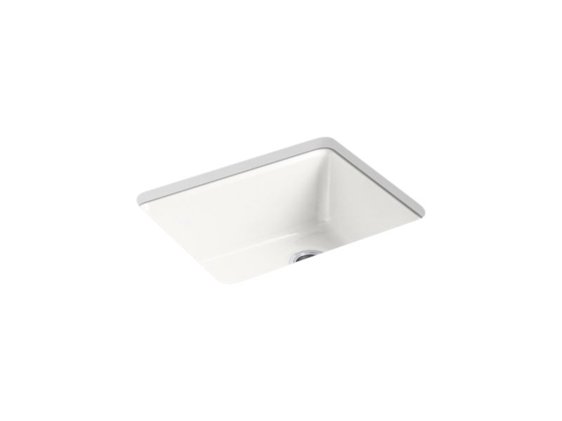 KOHLER K-5872-5UA1-FF Sea Salt Riverby 25" undermount single-bowl kitchen sink