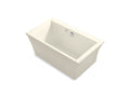 KOHLER K-24019-GH-96 Stargaze 60" x 34" freestanding Heated BubbleMassage air bath with fluted shroud
