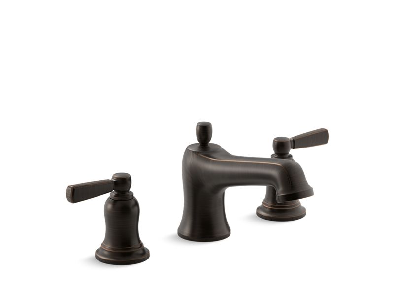 KOHLER K-T10585-4-2BZ Bancroft Deck-Mount Bath Faucet Trim In Oil-Rubbed Bronze