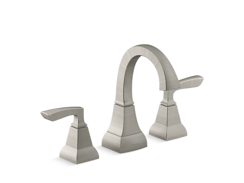 KOHLER K-R24056-4DL-BN Kallan Widespread bathroom sink faucet, 1.2 gpm In Vibrant Brushed Nickel