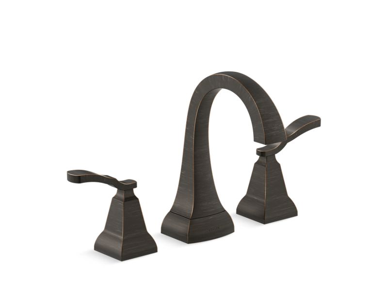 KOHLER K-R30998-4D-2BZ Ridgeport Widespread bathroom sink faucet, 1.2 gpm In Oil-Rubbed Bronze