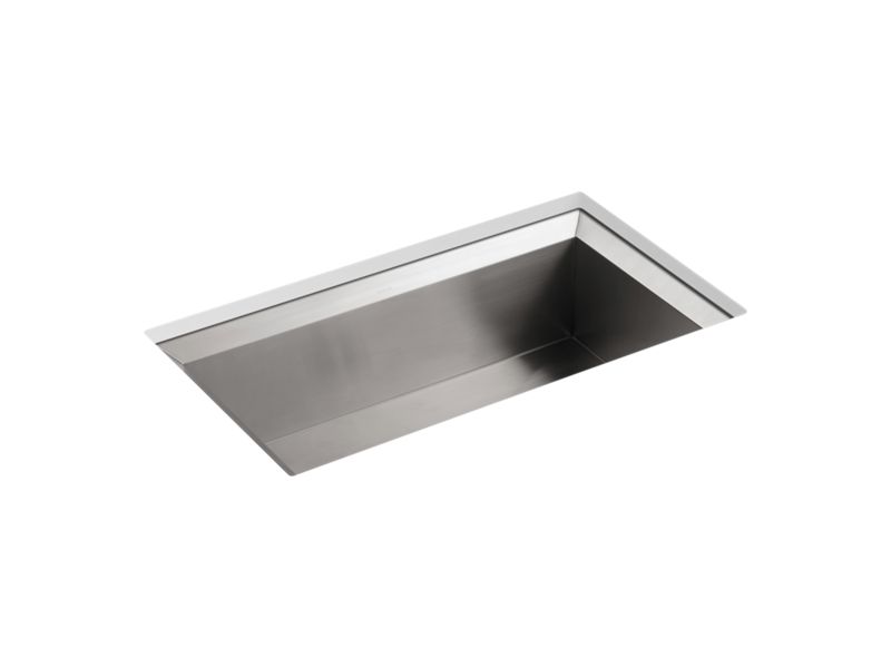KOHLER K-3387-NA Poise 33" x 18" x 9-3/4" Undermount single-bowl kitchen sink