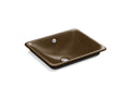 KOHLER K-5400-P5-KA Iron Plains Rectangle Wading Pool Vessel bathroom sink with Iron Black painted underside