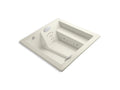 KOHLER K-1111-VLN-96 Consonance 69-1/4" x 69-1/4" drop-in whirlpool bath with BodyMassage backjet