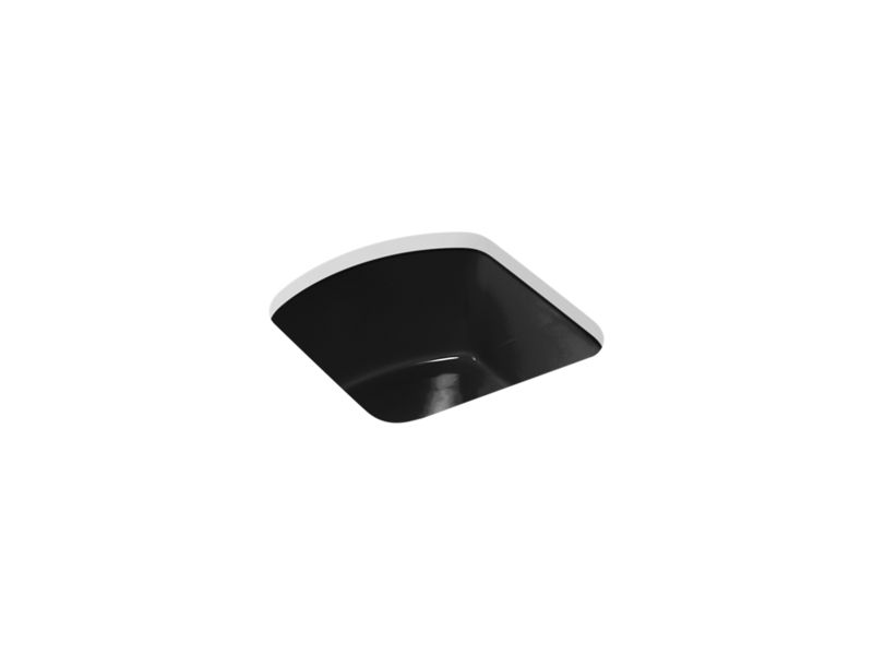 KOHLER K-5848-7 Napa 18-3/4" x 18-11/16" x 9-5/8" Undermount bar sink with no faucet holes