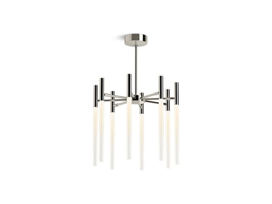 KOHLER K-23459-CHLED-SNL Components Eight-light LED chandelier