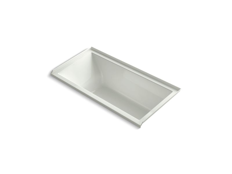 KOHLER K-1167-RVB-NY Underscore 60" X 30" Alcove Vibracoustic Bath, Right Drain In Dune