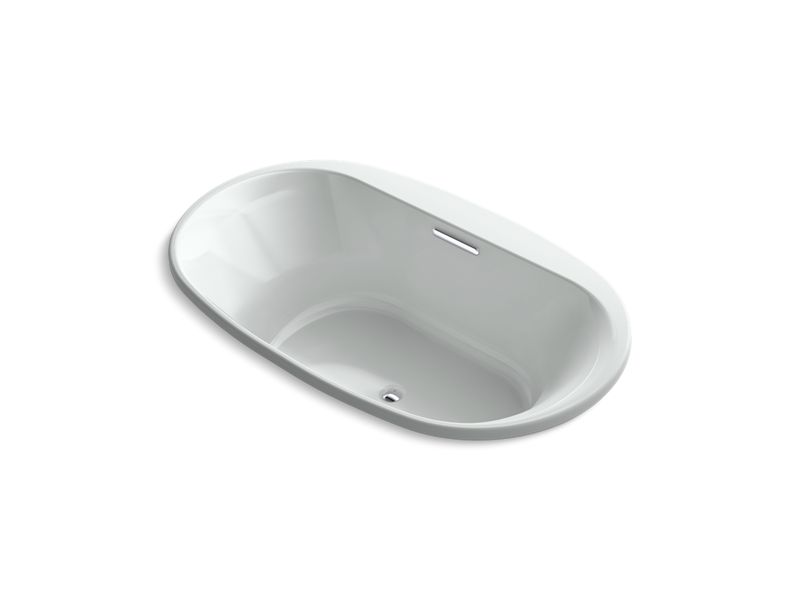 KOHLER K-5718-VB-95 Underscore 71-1/2" X 41-9/16" Drop-In Vibracoustic Bath In Ice Grey